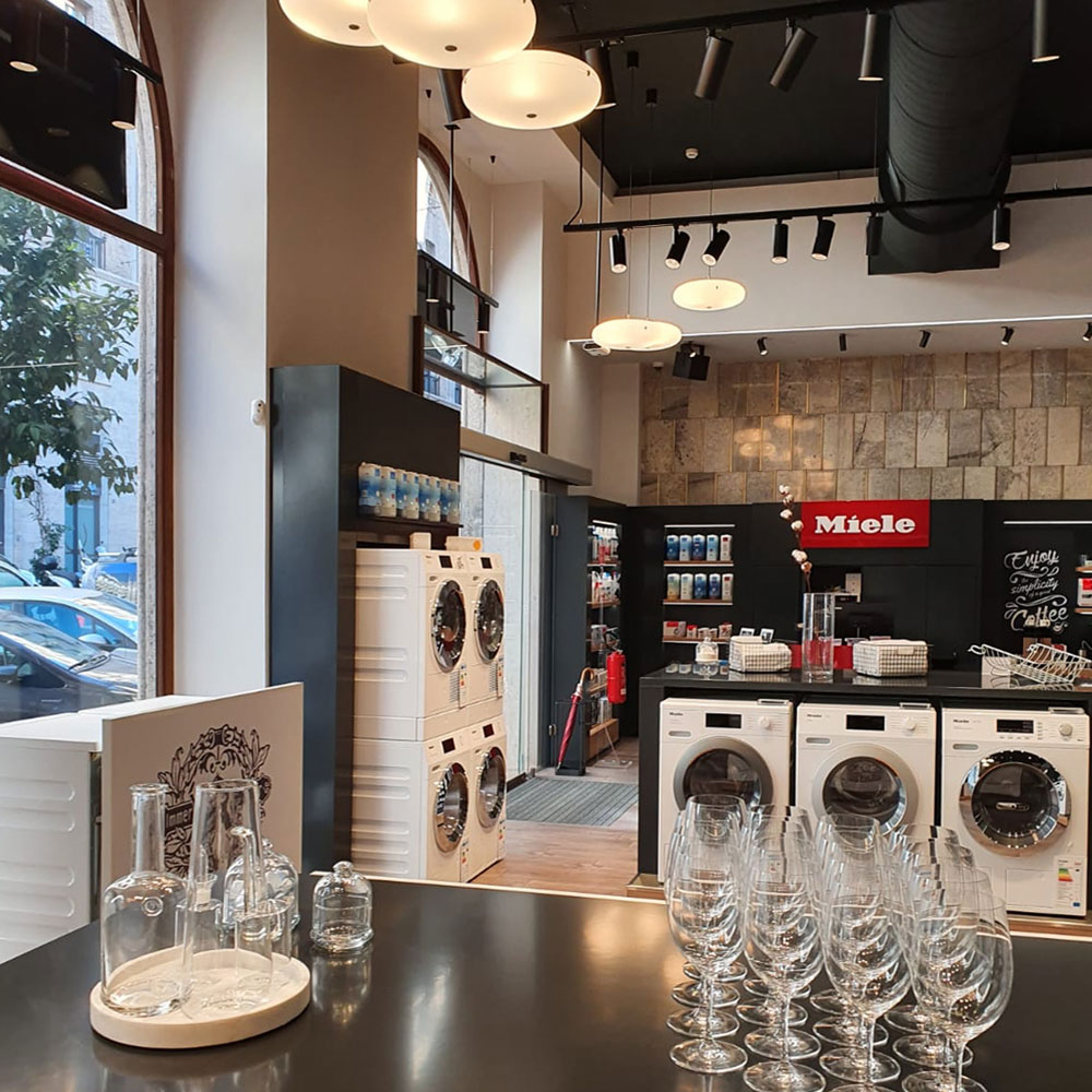 Showroom von Miele in Rom Italien Europe - Tünnissen Interiors, Messen, Events und Ausstellungen NRW Deutschland Europe