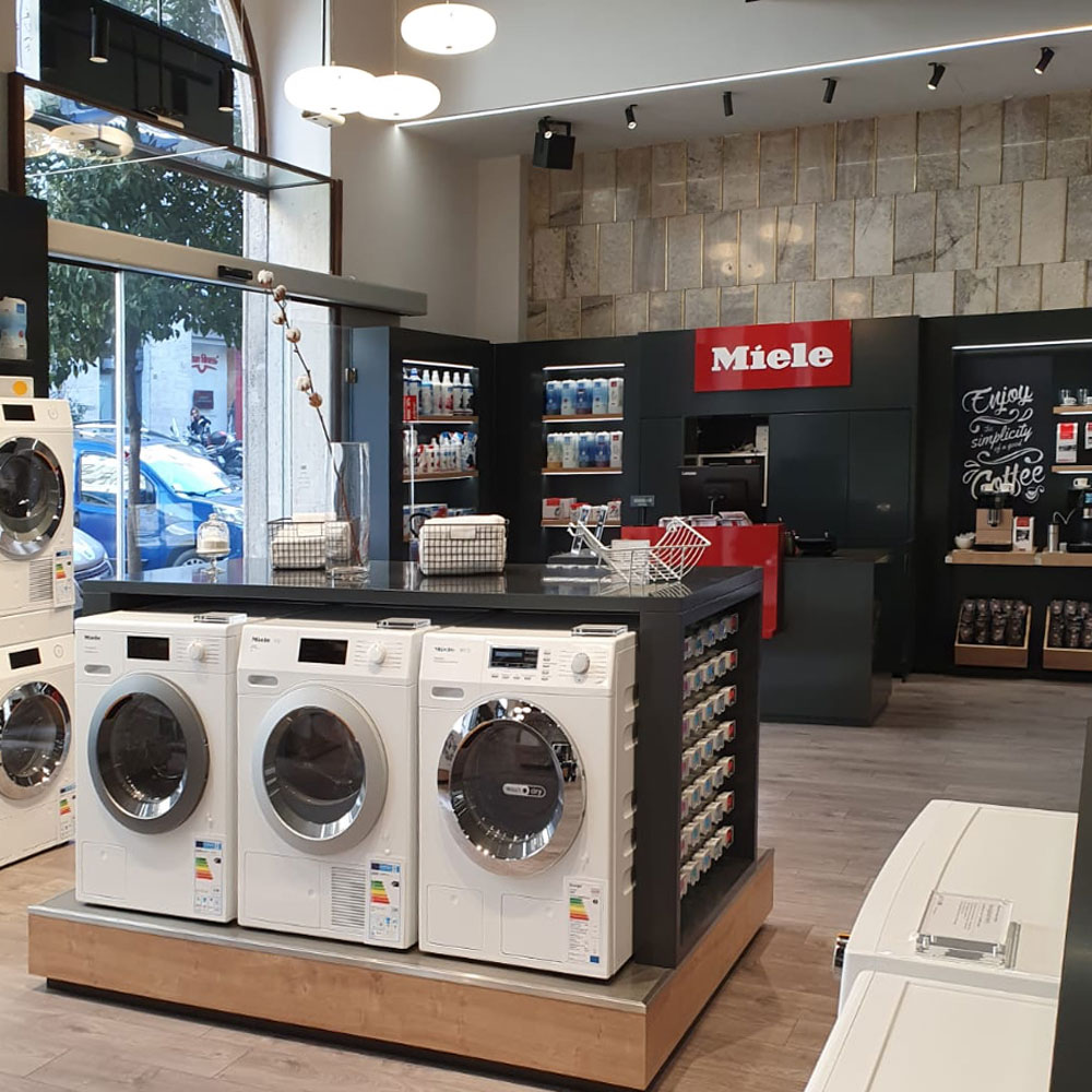Showroom von Miele in Rom Italien Europe - Tünnissen Interiors, Messen, Events und Ausstellungen NRW Deutschland Europe