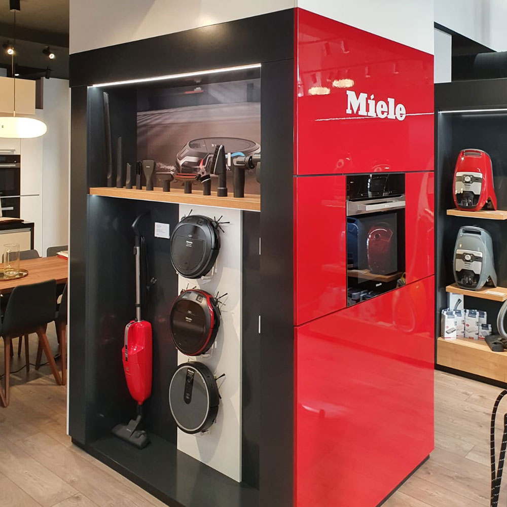 Showroom von Miele in Rom Italien Europe - Tünnissen Interiors, Messen, Events und Ausstellungen NRW Deutschland Europe