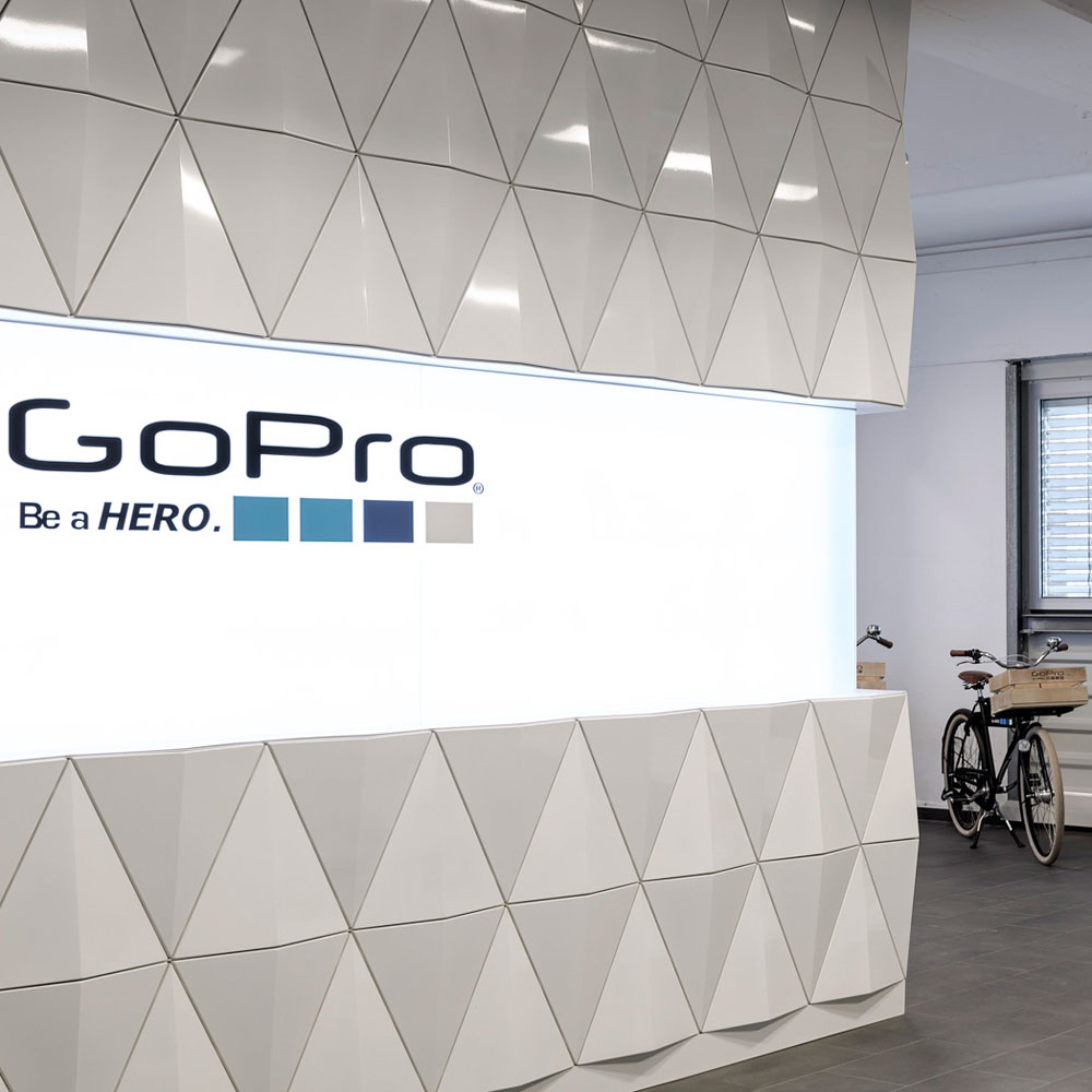 Office von GoPro in München - Tünnissen Interiors, Messen, Events und Ausstellungen NRW Deutschland Europe