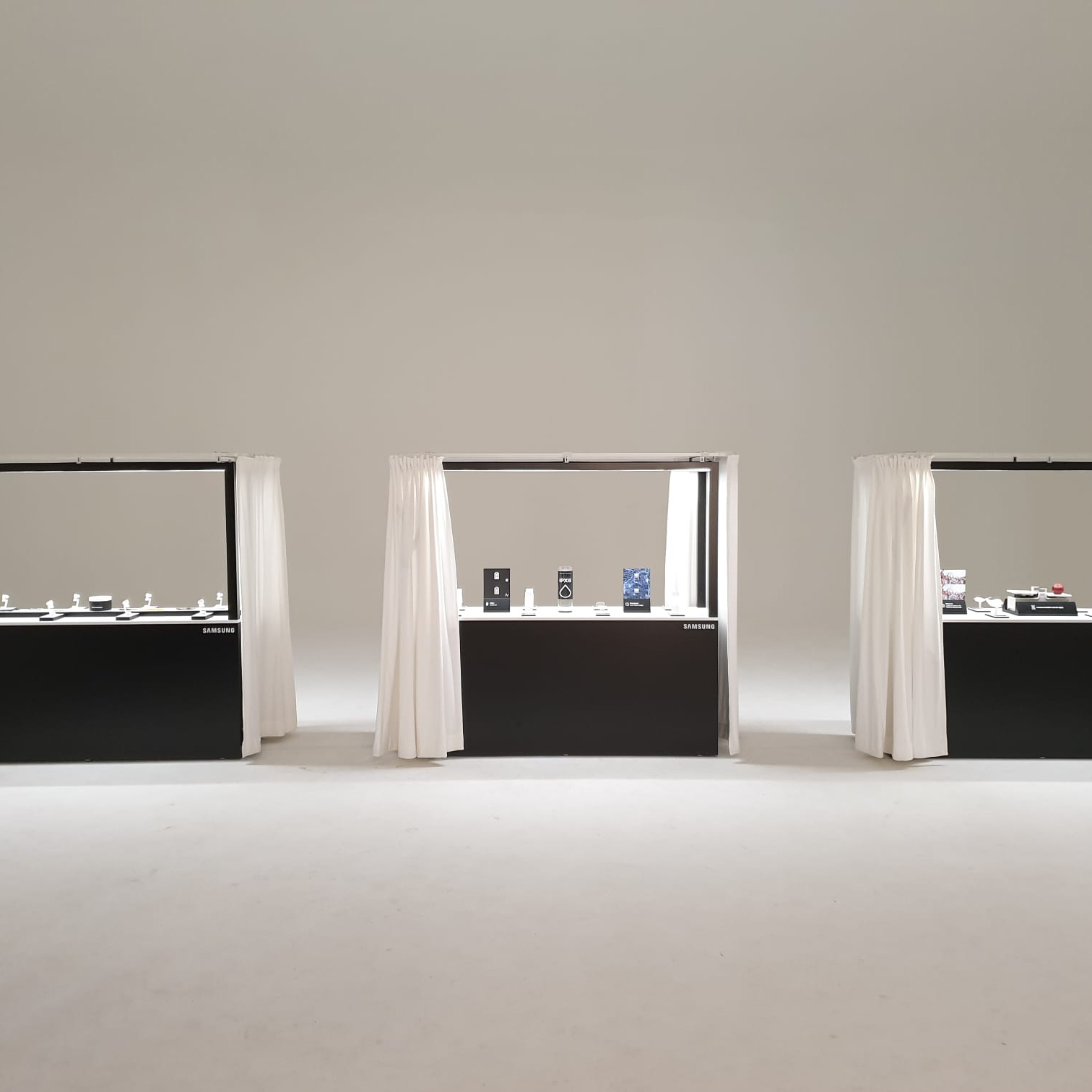 Samsung Roadshow Messestand von Samsung auf der MWC Messe 2019 in Barcelona - Tünnissen Interiors, Messen, Events und Ausstellungen NRW Deutschland Europe