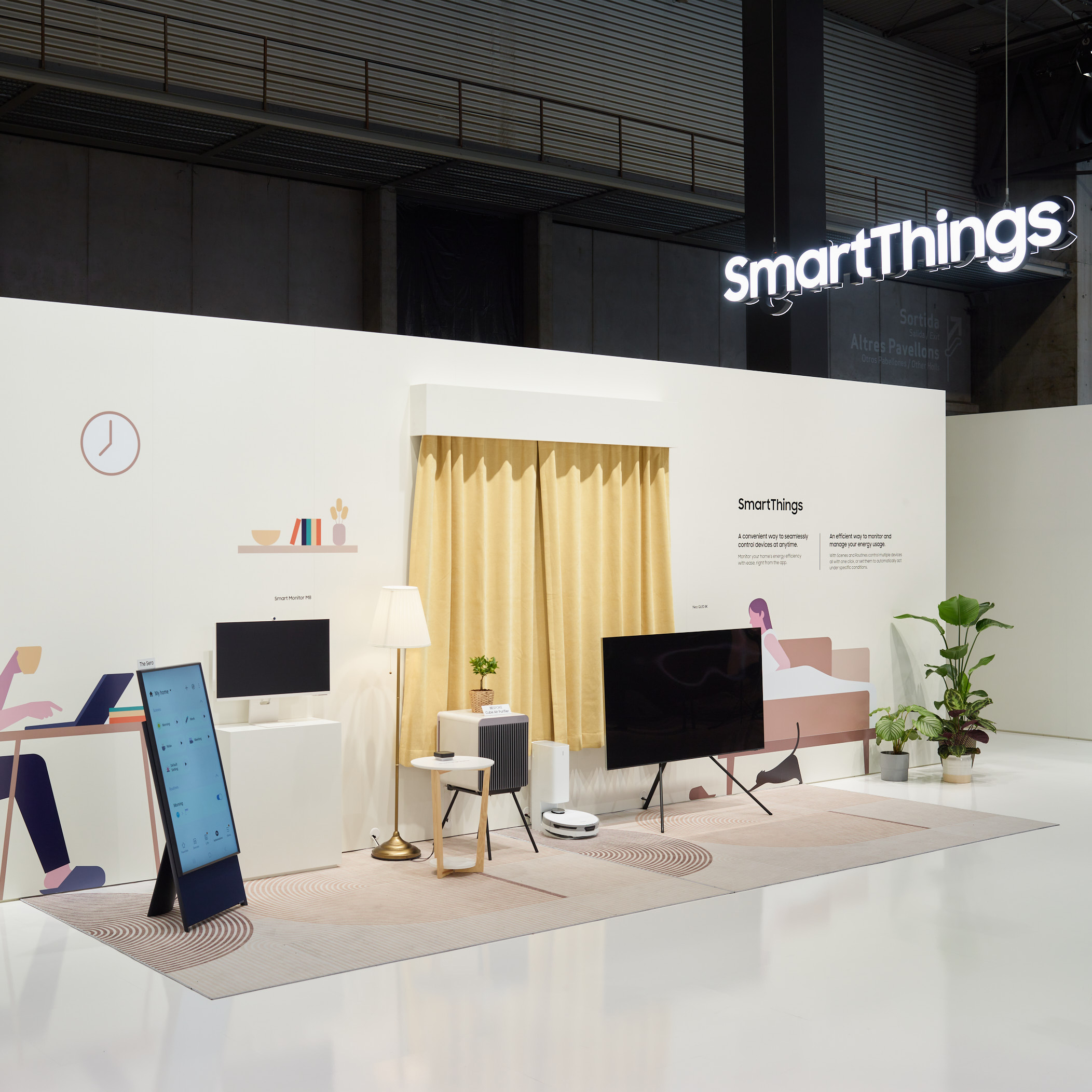 SamsungMWCBarcelona_website3 Messestand von Samsung auf der MWC Messe 2019 in Barcelona - Tünnissen Interiors, Messen, Events und Ausstellungen NRW Deutschland Europe