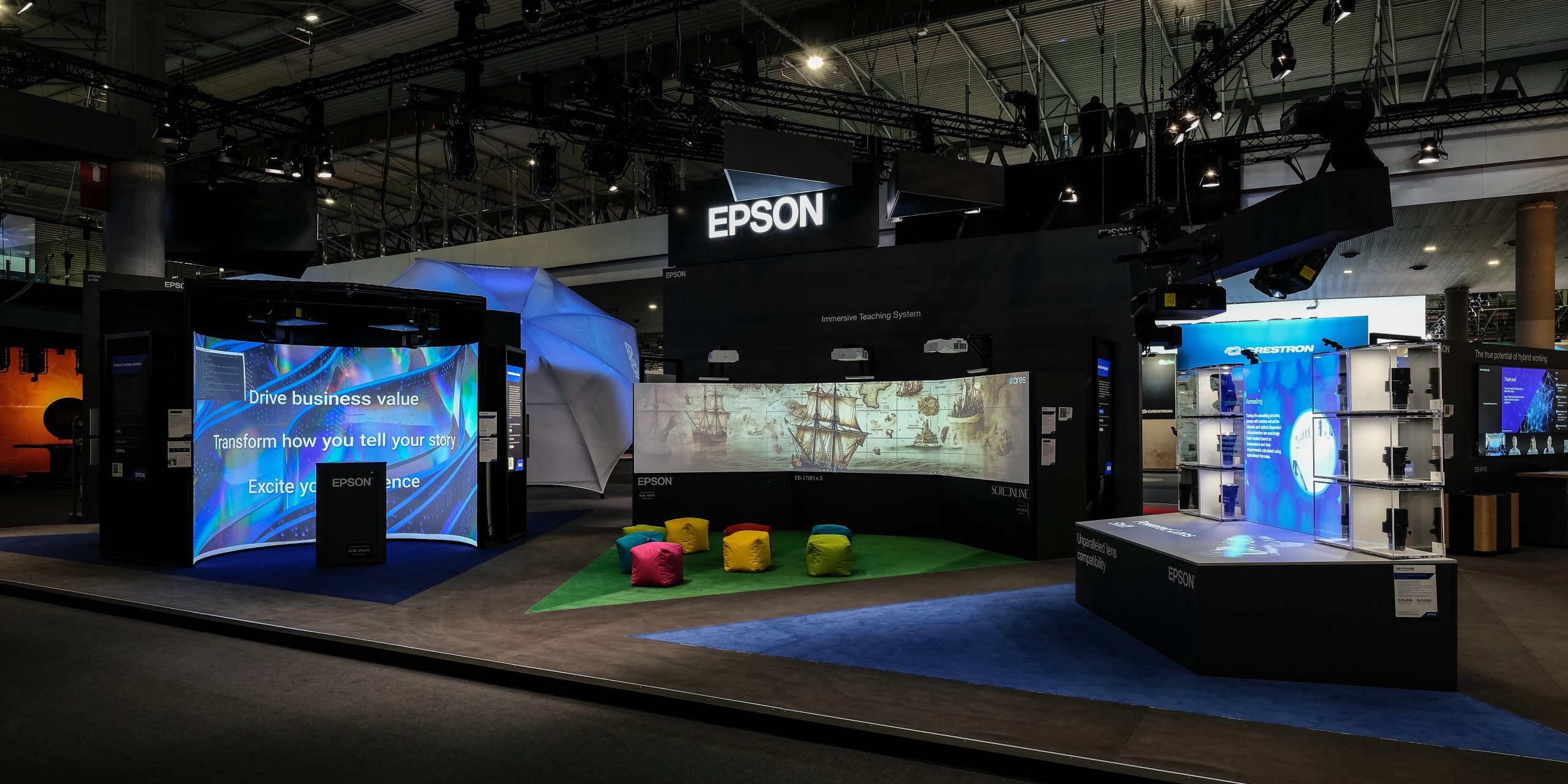 epson_ise_website1 Messestand von Samsung auf der MWC Messe 2019 in Barcelona - Tünnissen Interiors, Messen, Events und Ausstellungen NRW Deutschland Europe