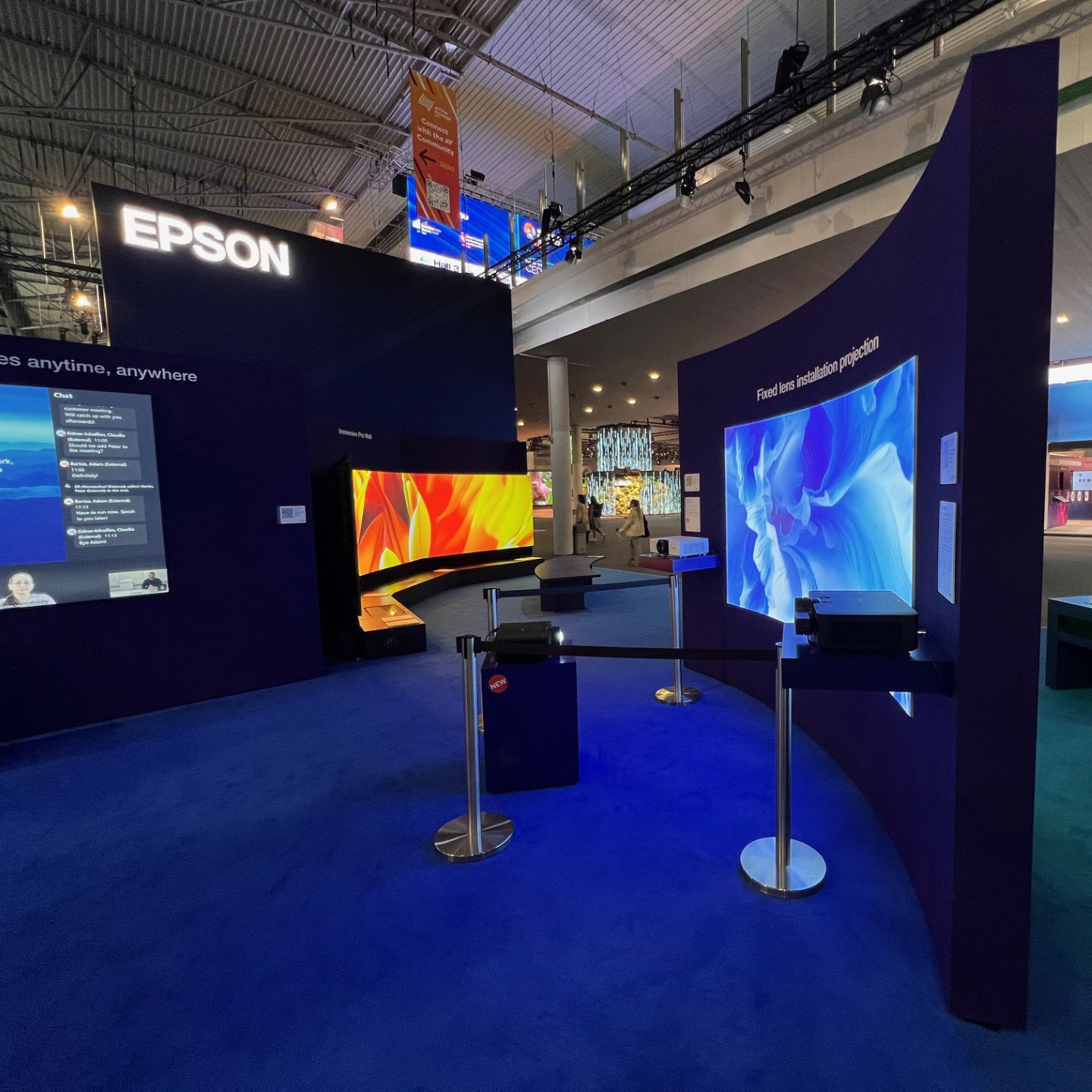 serie2 Messestand von Samsung auf der MWC Messe 2019 in Barcelona - Tünnissen Interiors, Messen, Events und Ausstellungen NRW Deutschland Europe